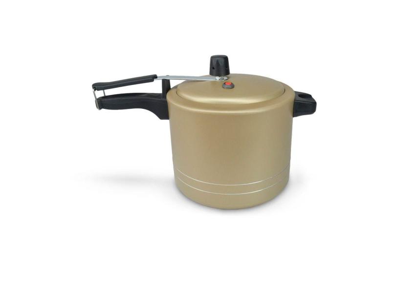 Panela De Pressão Antiaderente 4,5 Litros Alumínio - Dourado