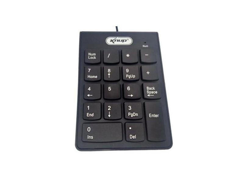 Teclado Numérico USB - Ideal para Notebooks - Knup KP2003A