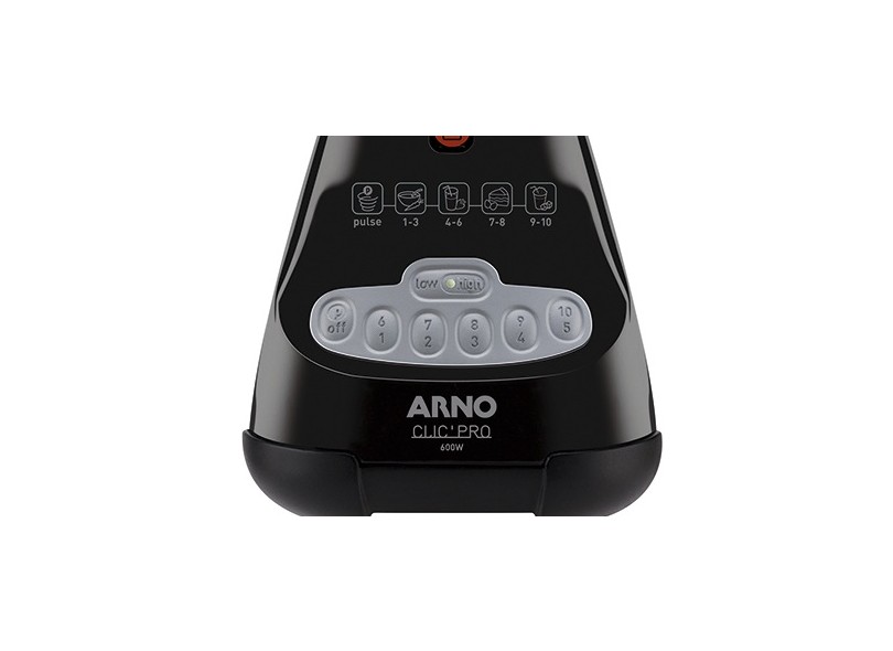 Liquidificador Arno Clic'Pro Vidro LN4568B1 1.6 l 10 Velocidades 600 W