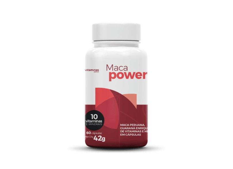 Maca Power (60 Caps) - Maca Peruana Vitaminas.com.vc 