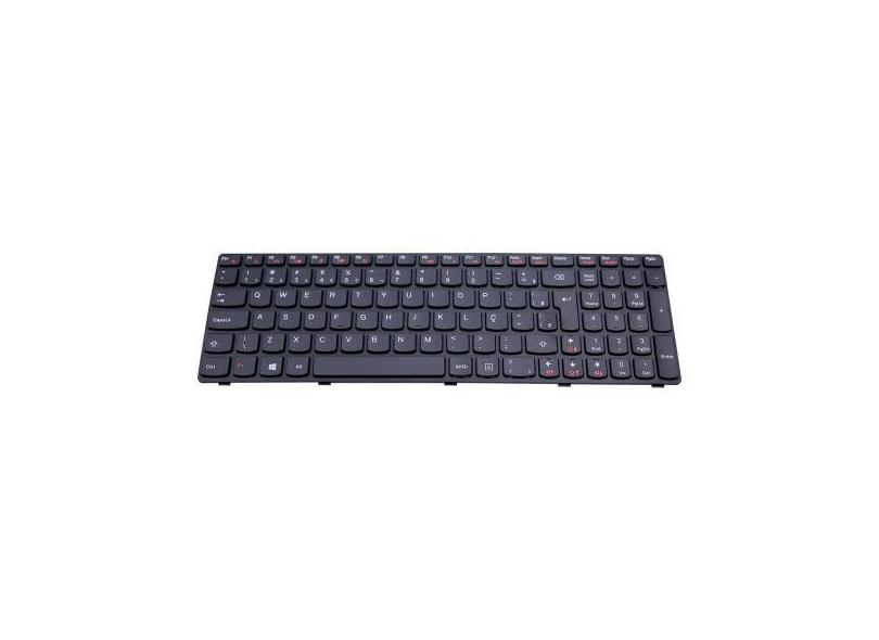 Teclado para Notebook bringIT compatível com Lenovo Ideapad G780  Pret