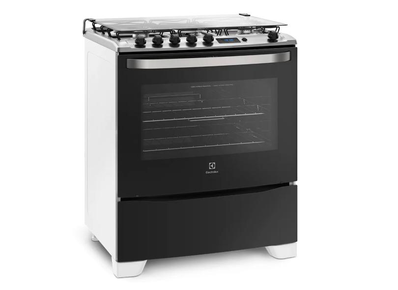 Fogão de Piso Electrolux 5 Bocas Acendimento Automático 76UBR