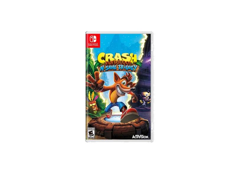 Jogo Crash Bandicoot N. Sane Trilogy Activision Nintendo Switch