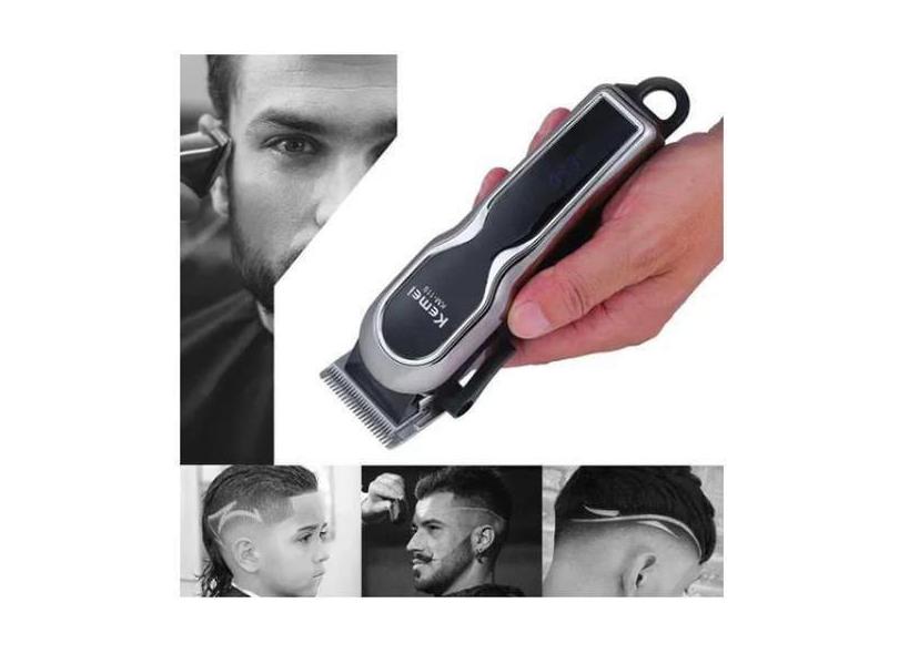 Máquina De Corte Cabeleireiro Kemei 119 S/Fio