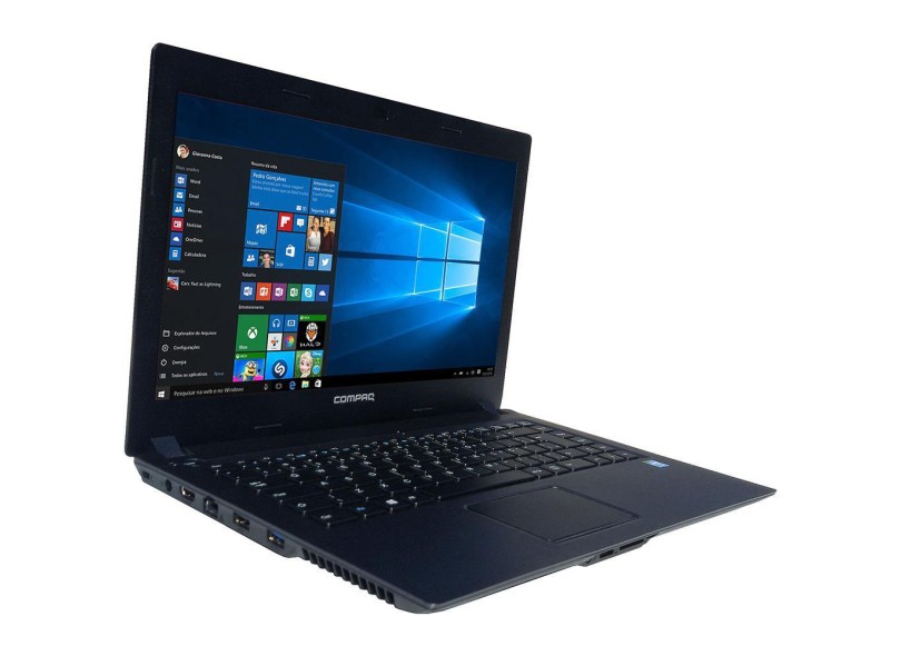 Notebook Compaq Intel Celeron N2820 4 GB de RAM 500 GB 14 " Windows 10 Home CQ23
