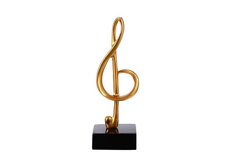 BESPORTBLE Decoração de Música Escultura de Nota Musical Estátua de