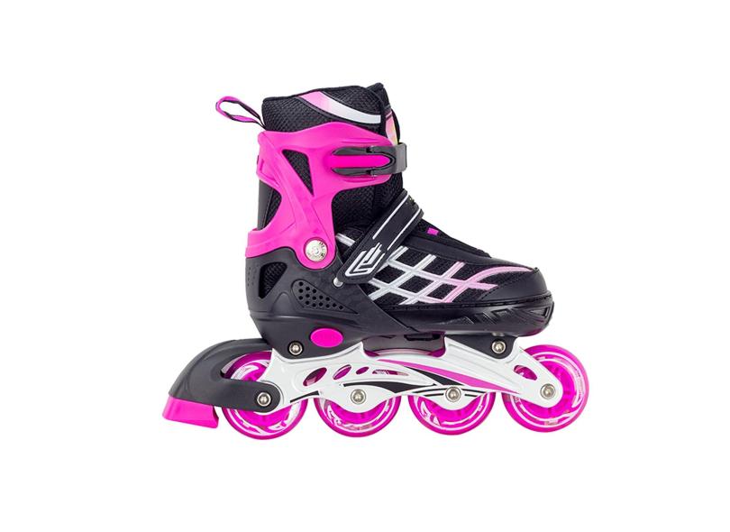 Patins ajustáveis em linha para meninos e meninas, patins em linha  iluminados ajustáveis com rodas iluminadas para crianças e jovens com o  Melhor Preço é no Zoom