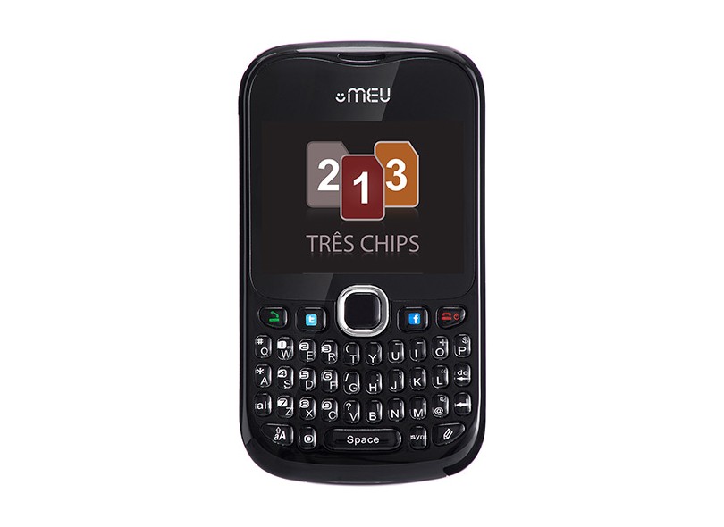 Celular Meu SN66 Câmera Desbloqueado 3 Chips Wi-Fi