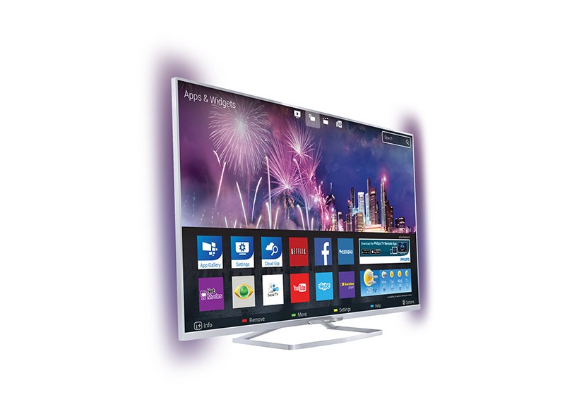 TV LED 55 " Smart TV Philips Série 6000 3D 55PFG6809