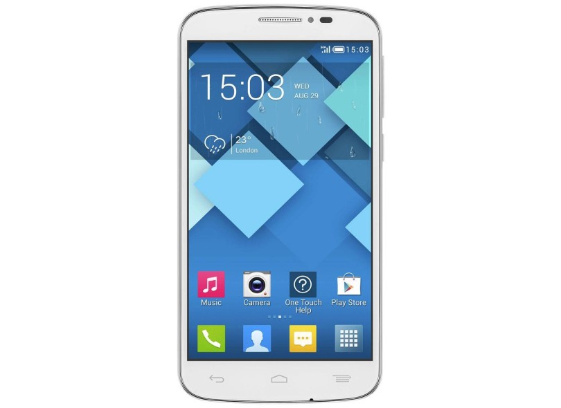 Smartphone Alcatel One Touch Pop C7 7040D 2 Chips 4GB Android 4.2 (Jelly Bean Plus) Wi-Fi 3G