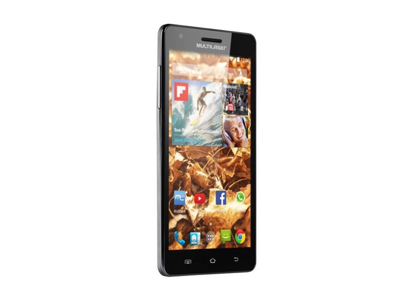 Smartphone Multilaser MS6 P3299 2 Chips 4GB Android 4.4 (Kit Kat) Wi-Fi 3G