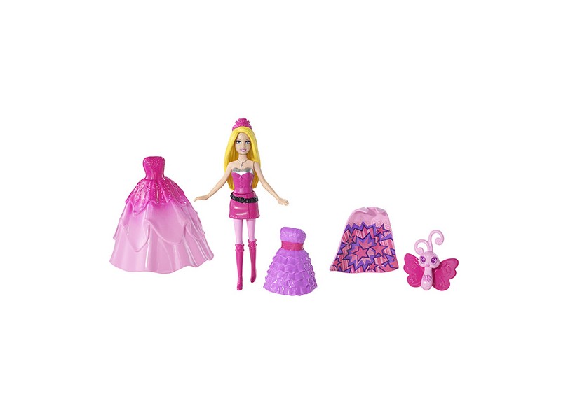 Boneca Barbie Bolsa com Mini Super Princesa Mattel