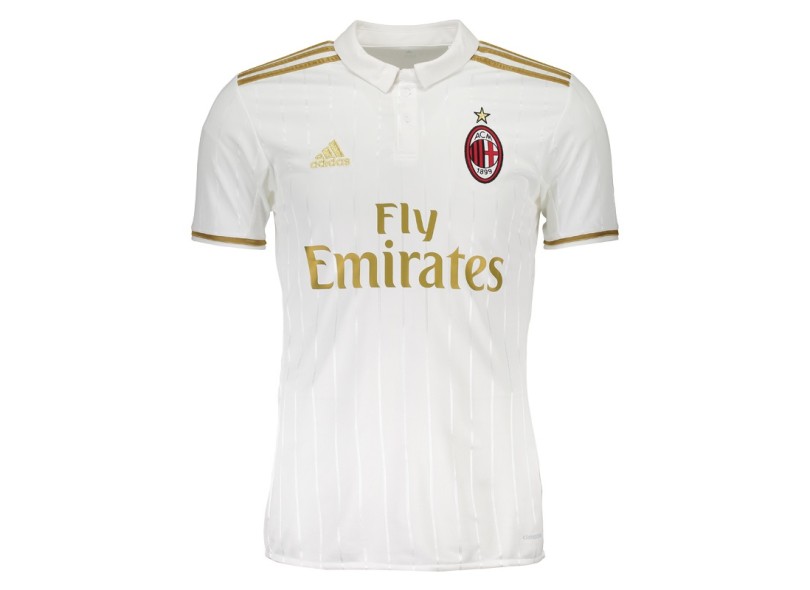Camisa Torcedor Milan II 2016/17 com Número Adidas