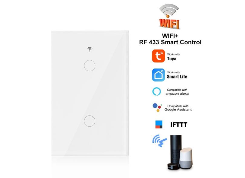 Switch Inteligente wifi aplicativo Remote Touch Control interruptor Smart Home