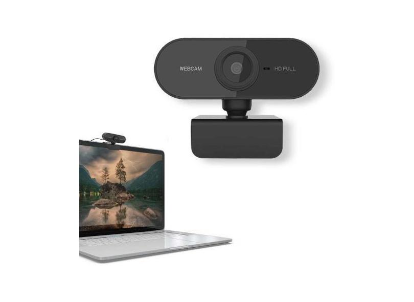 Webcam Full HD 1080p com Foco e Microfones - Altomex