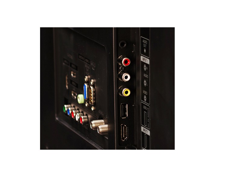 TV LED 42" Sharp Aquos Full HD 4 HDMI Conversor Digital Integrado e Interativo (DTVi) SV502B