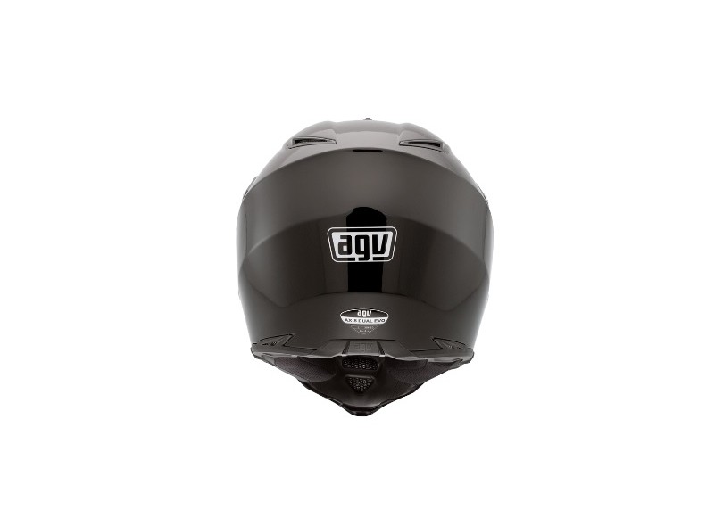Capacete AGV AX-8 Dual Evo Gloss Black Off-Road com viseira