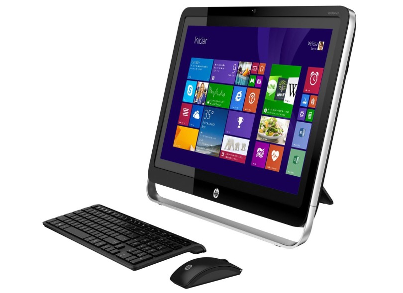 All in One HP Pavilion Intel Core i5 4670T 2,3 GHz 8 GB 1 TB Windows 8.1 23-h000br