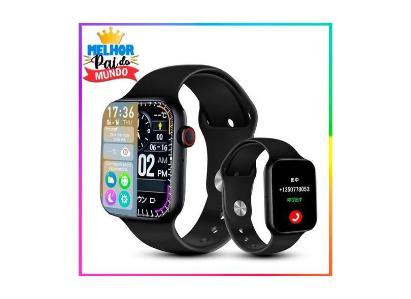 Relógio Inteligente Presente para o Pai Smartwatch Serie 9 Preto Ultro