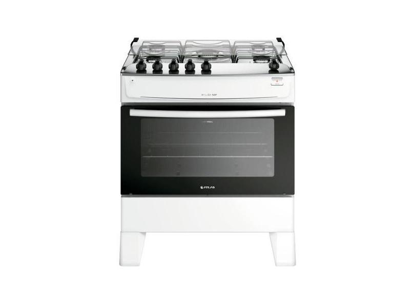 Fogão 5 Bocas Atlas Automático Milão Top Branco - Atlas 0001-69