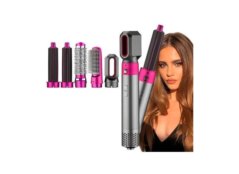 Escova Modeladora 5 Em 1 Ar Quente Alisa 110V - Genzo