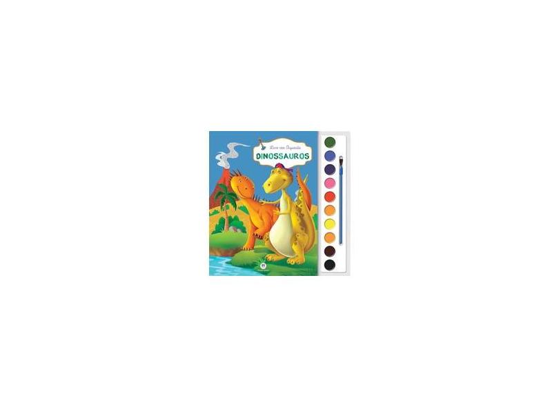 Dinossauros - Livro Com Aquarela - Cultural, Ciranda - 9788538063896