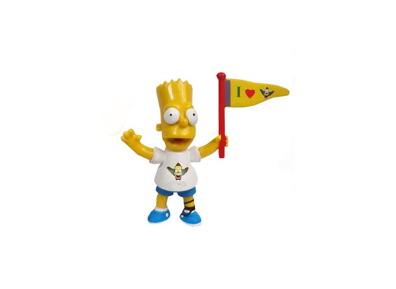 Boneco Bart Simpsons I Love Krust - Multikids