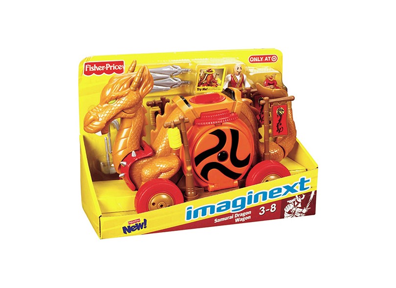 Boneco Imaginext Carruagem Samurai - Mattel