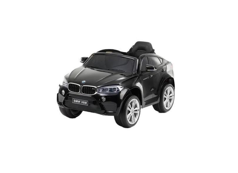 Carrinho Eletrico Infantil Menina Menino Bmw X6 12V Preto - Car Kids