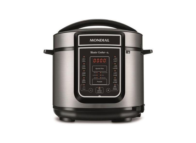 Panela De Pressão Digital Mondial 5 Litros Pe38 4155-02