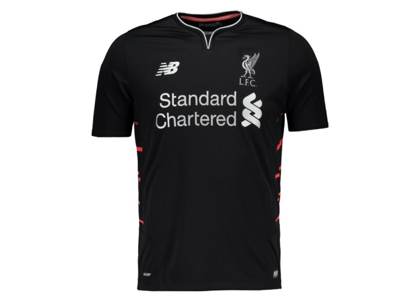 Camisa Torcedor Liverpool II 2016/17 com Número New Balance