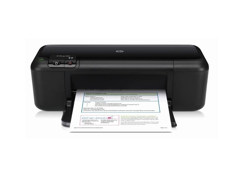 Impressora HP Officejet 4000 - K210 Jato de Tinta Colorida