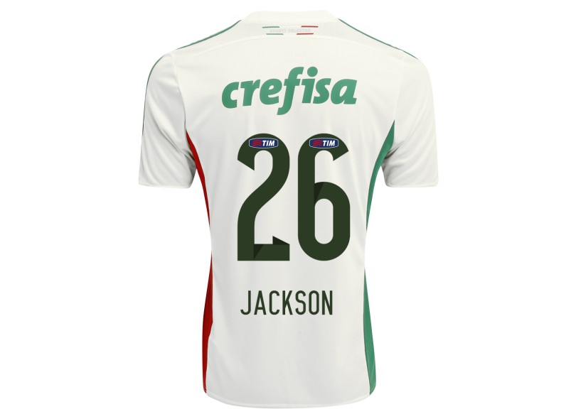 Camisa Torcedor Palmeiras II 2015 com Número Adidas