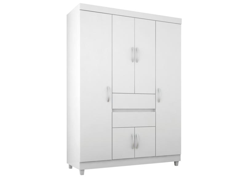 Guarda-Roupas Casal 6 Portas 2 Gavetas Ecom II Demóbile
