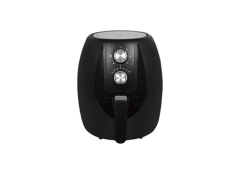 Fritadeira Elétrica Sem Óleo Air Fryer Preta 3,6 Litros Agratto