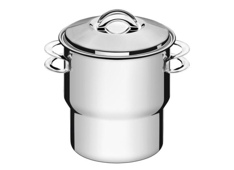 Cuscuzeira Solar Em Aco Inox Com Tampa E Alcas 14 Cm 2,2 L Tramontina