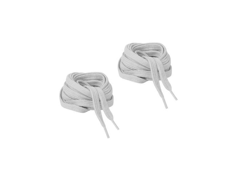 Kit 2 Pares Cadarço Branco Achatado Para Tênis E Sapatos 120cm - Vidat