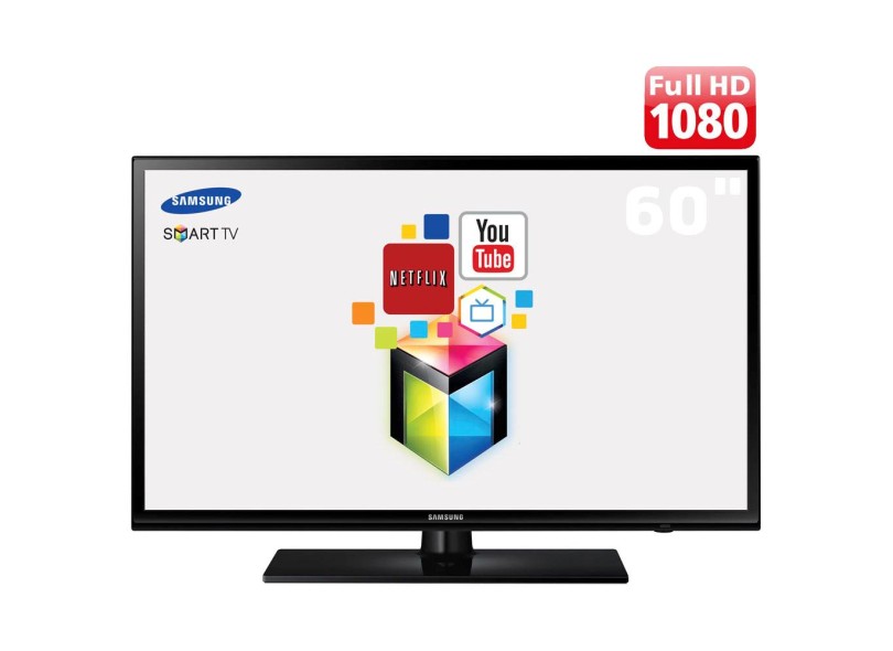 TV LED 60" Smart TV Samsung Série 6 Full HD 2 HDMI UN60H6103