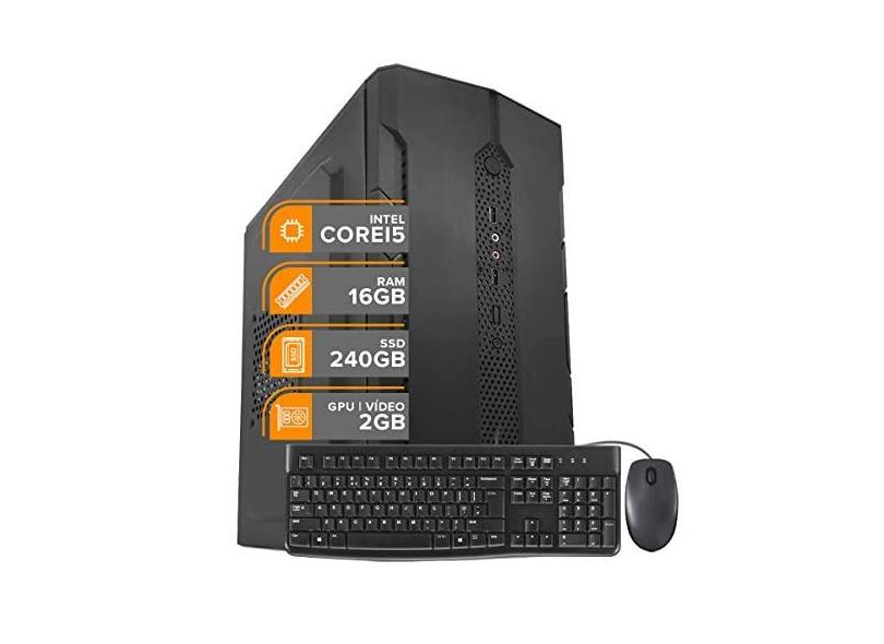 PC Computador i5 10Ger 16Gb SSD240Gb Mou/Tec