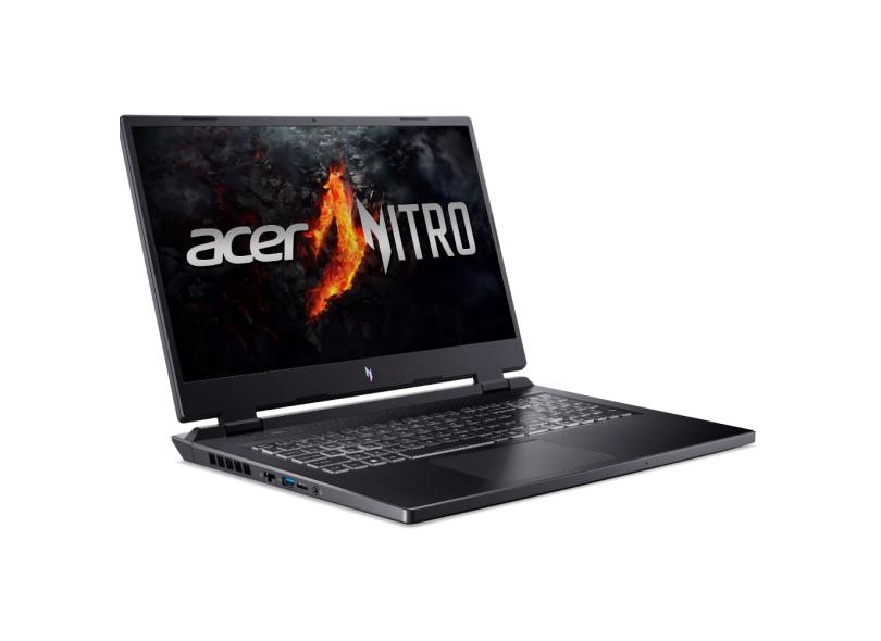 Notebook Acer Nitro 17 Intel Core i7 14650HX RTX 4050 17,3" 32GB SSD 512GB Windows 11 AN17-72-79XG