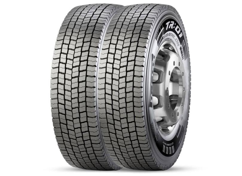 Kit 2 Pneu Pirelli 275/80r22.5 149/146m Tl M+s Tr01