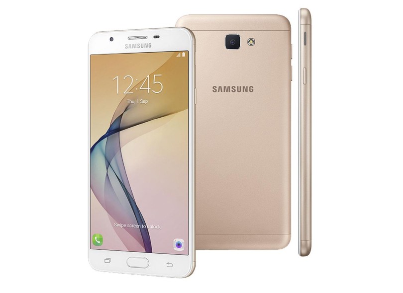 Smartphone Samsung Galaxy J7 Prime 32GB SM-G610M 2 Chips Android 6.0 (Marshmallow) 3G 4G Wi-Fi