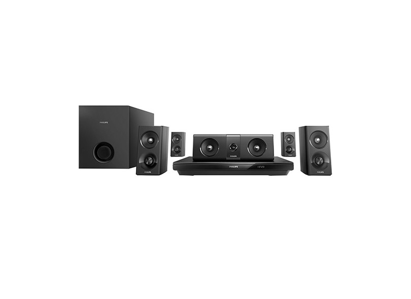 Home Theater Philips com Blu-Ray 3D 1000 W 5.1 Canais HTB3520X/78