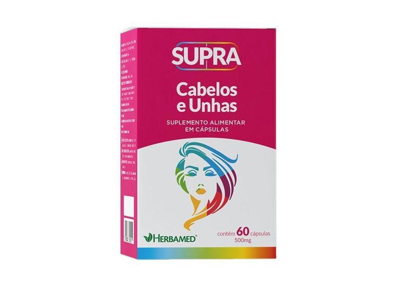 Supra Cabelos E Unhas - 500Mg 60 Cápsulas - Herbamed