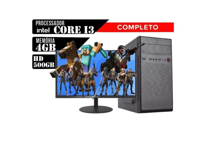 Computador Core I3 / 4Gb / Hd500Gb + Tela 19