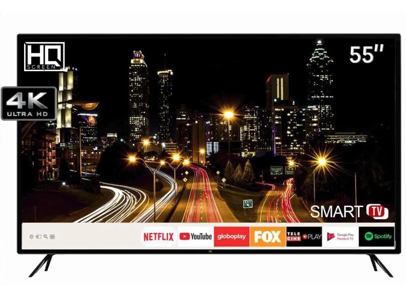 Smart TV TV LED 55" HQ 4K HQSTV55NY 3 HDMI