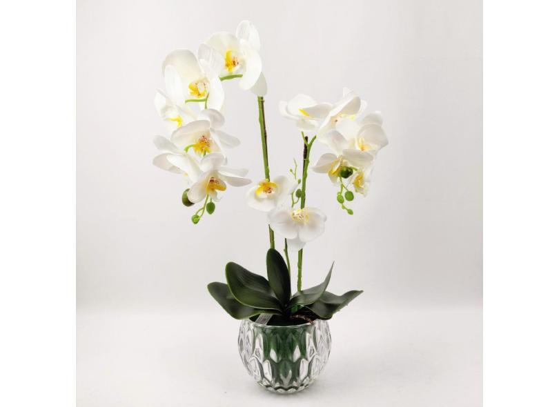 Arranjo Orquidea Planta Artificial 50X33cm Com Vaso com o Melhor Preço é no  Zoom
