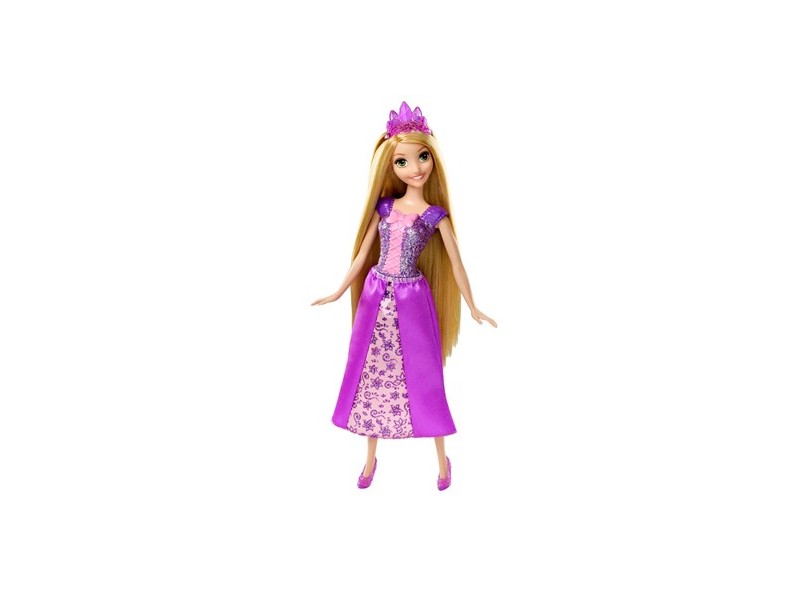Boneca Princesas Disney Brilho Mágico Rapunzel Mattel
