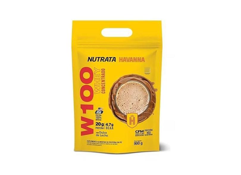 Nutrata Whey Concentrado W100 900g Doce De Leite Havanna