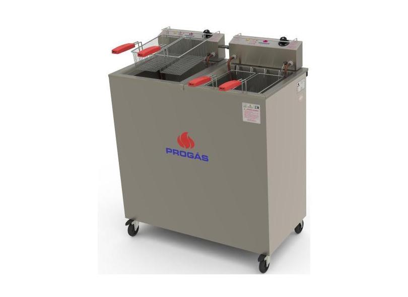 Fritadeira Elétrica Água E Óleo Progás 36 Litros Fry Fritter 220V Pr-2